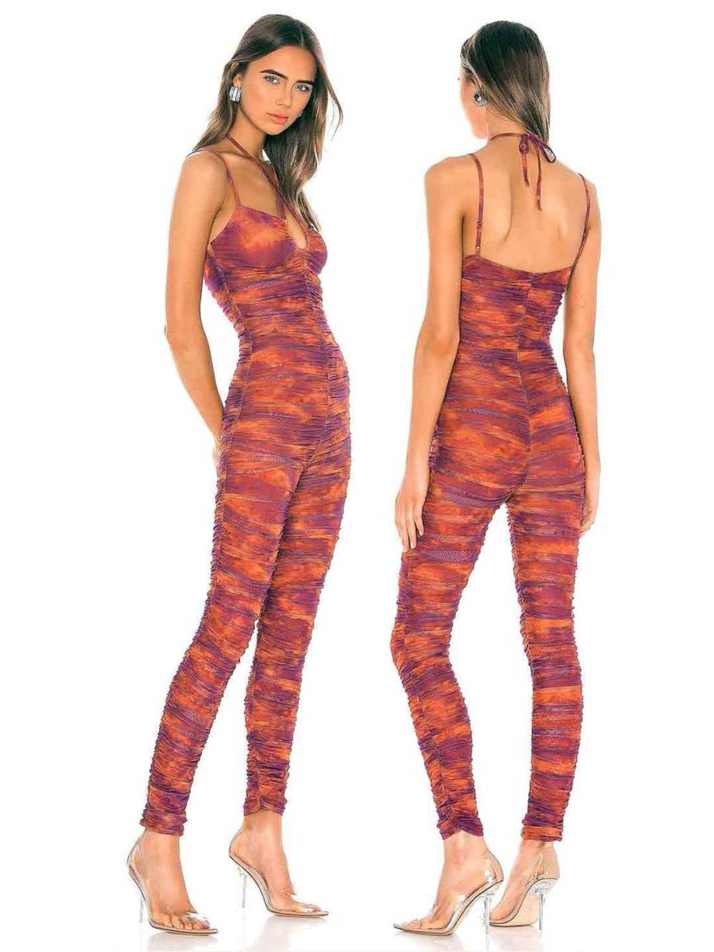 I.AM.GIA COLETTE TIE DYE JUMPSUIT Size:SMALL